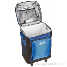 Coleman 42-Can Soft Cooler with Removable Liner & Wheels, Blue 555243225